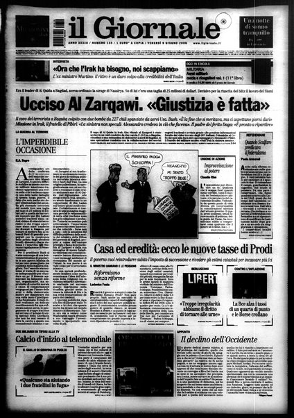 Il giornale : quotidiano del mattino